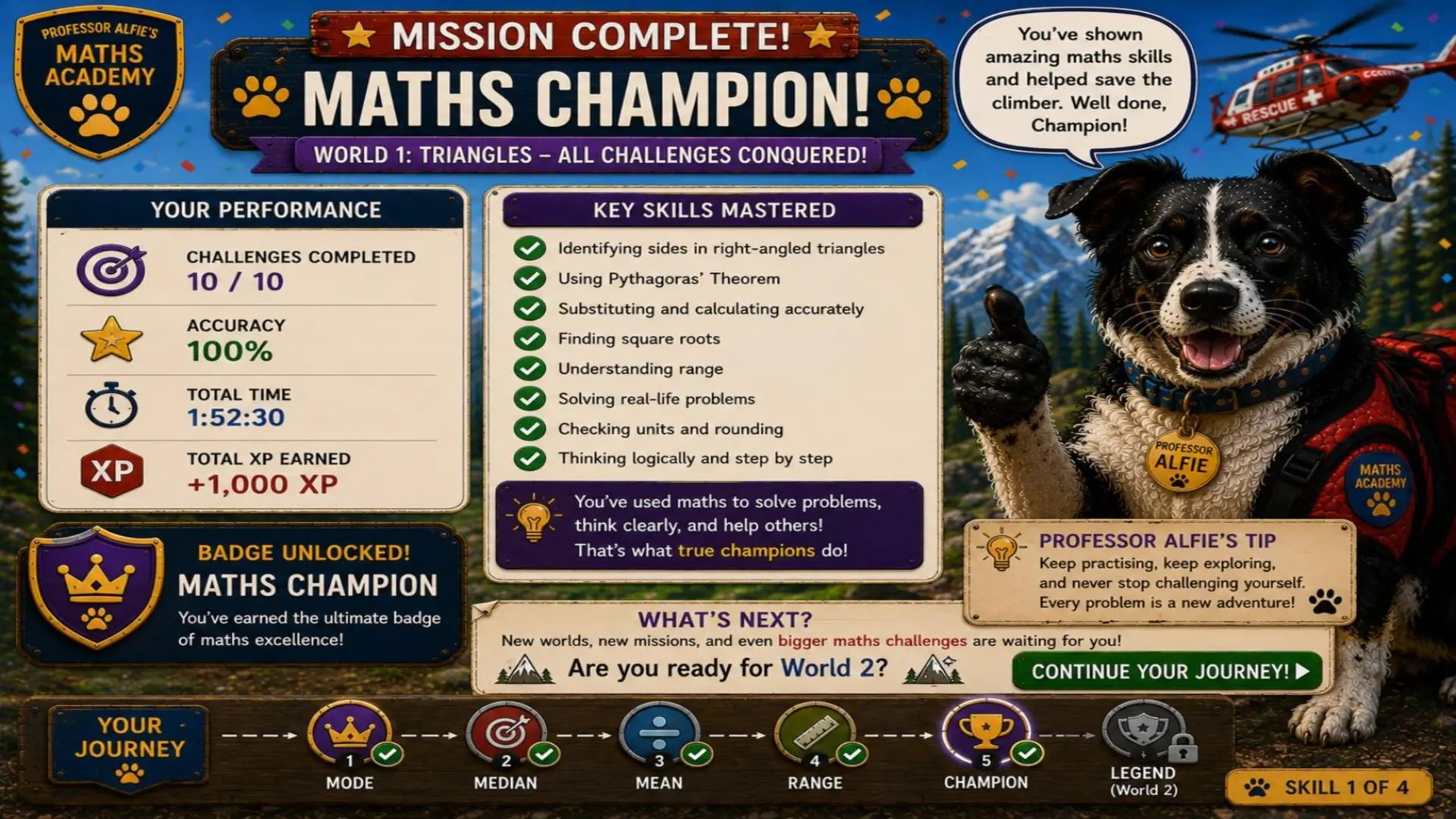 Professor Alfies Maths Academy - Mission 001: Operation Mountain Rescue 10