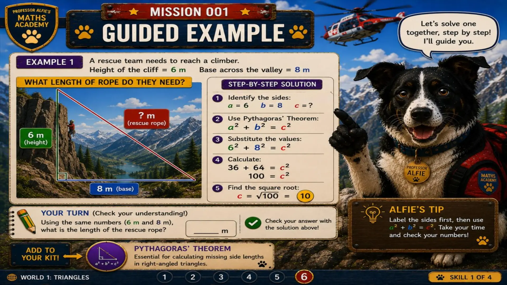 Professor Alfies Maths Academy - Mission 001: Operation Mountain Rescue 6