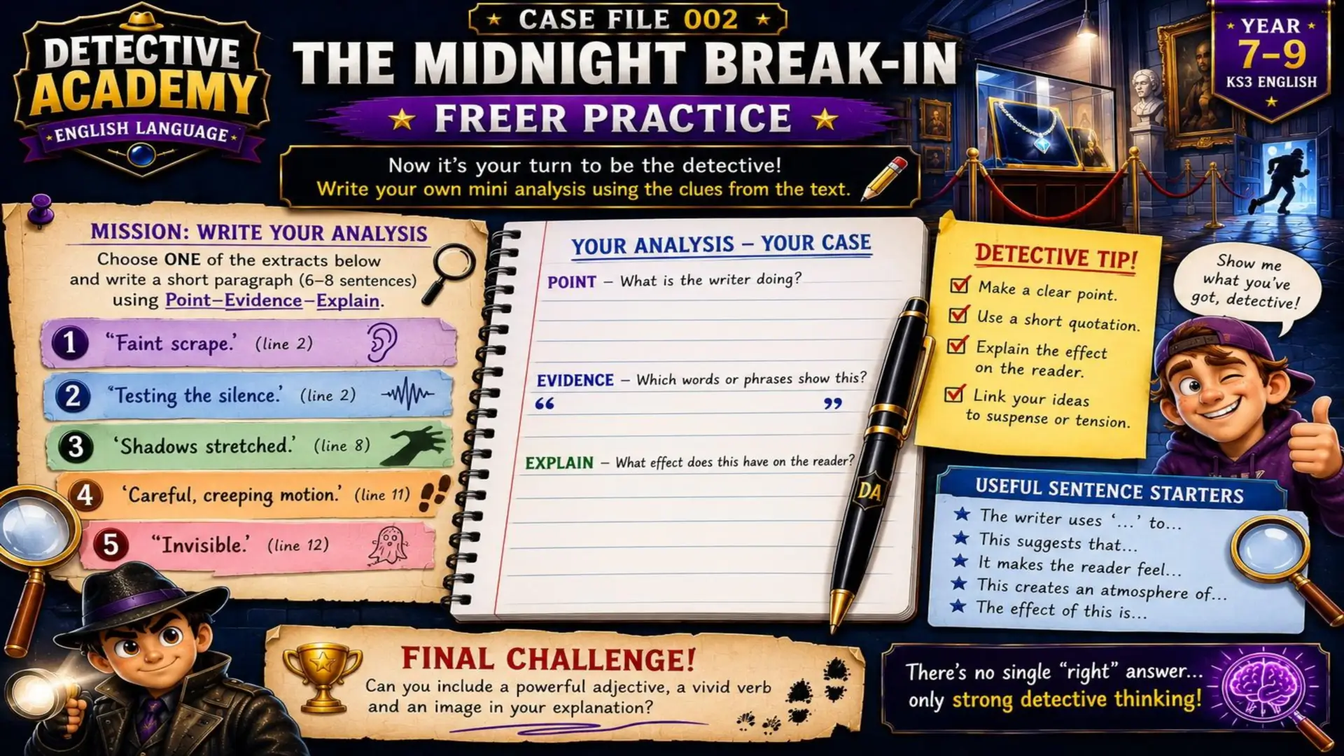 Detective Academy - Case File 002: The Midnight Break In
