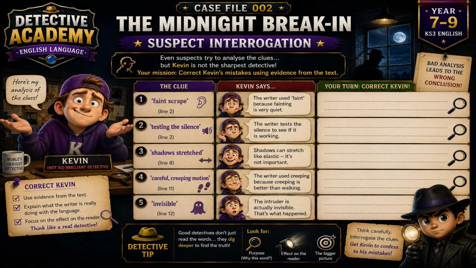 Detective Academy - Case File 002: The Midnight Break In